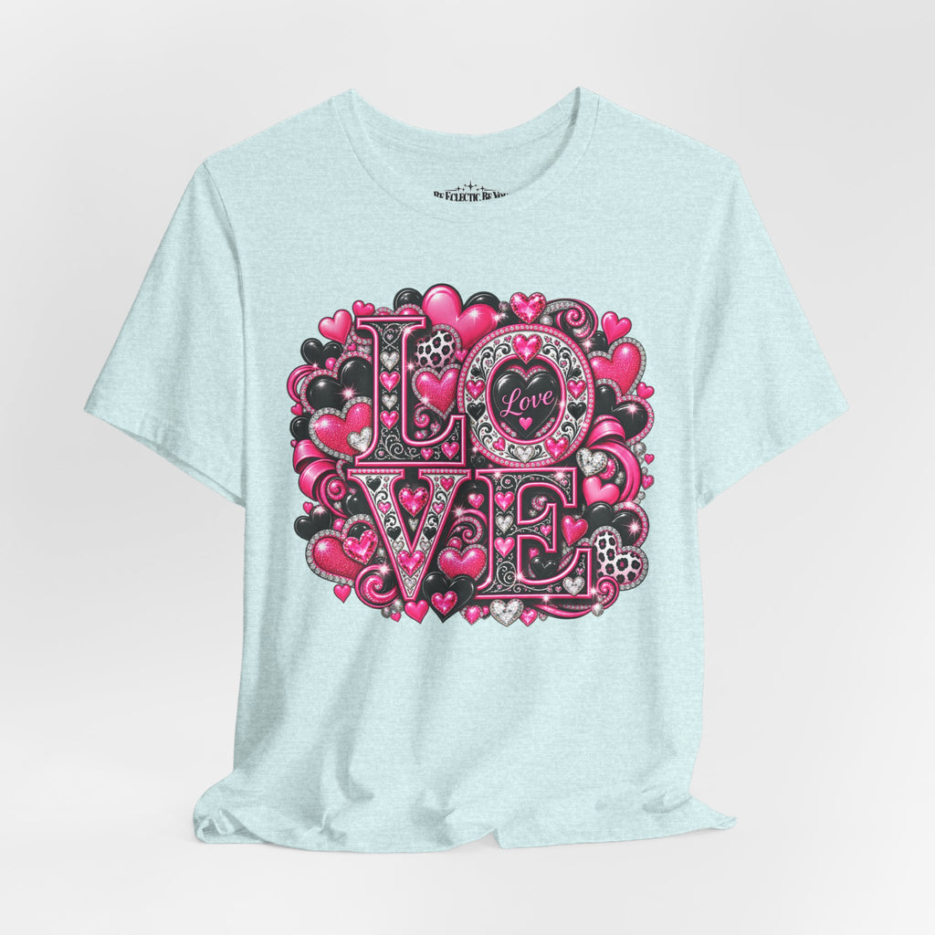 Love Heart Graphic T-Shirt – Romantic Valentine’s Day Tee