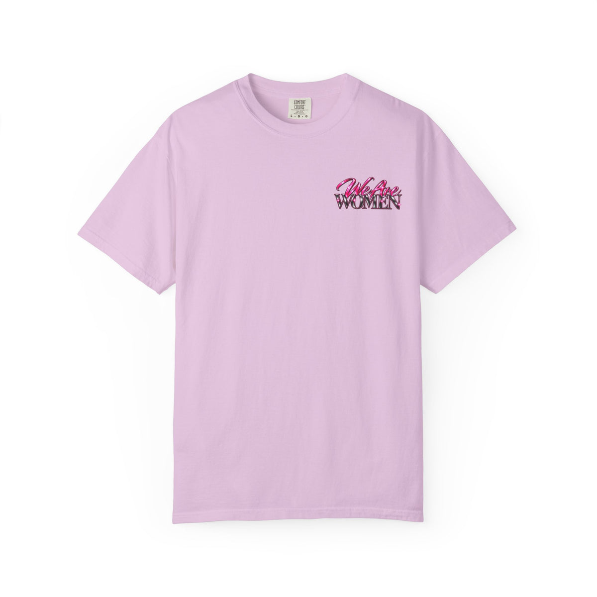 T-Shirt — "Women Who Fight Back" Graphic Tee (Feminist Empowerment, Bold Pink Back Art)