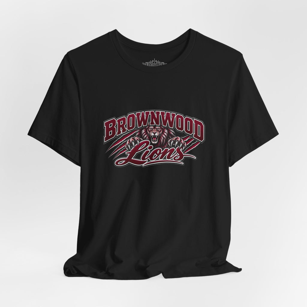 Brownwood Lions Vintage School Graphic T-Shirt