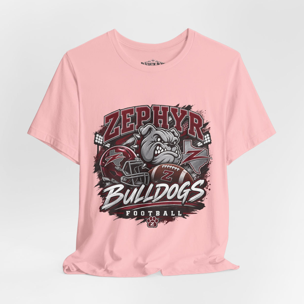 Zephyr Bulldogs Football Graphic Tee