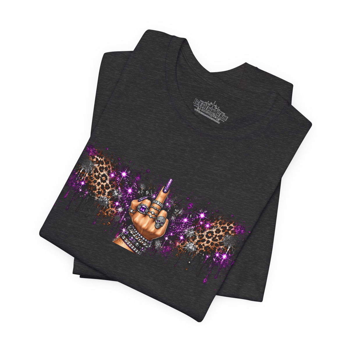 Rude Finger Graphic T-Shirt