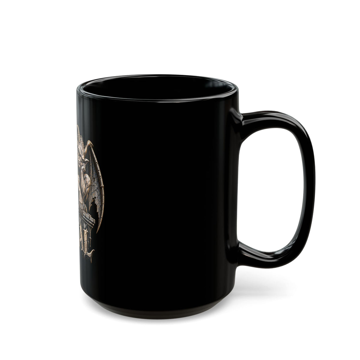 My Spirit Animal Dragon Gothic Black Mug
