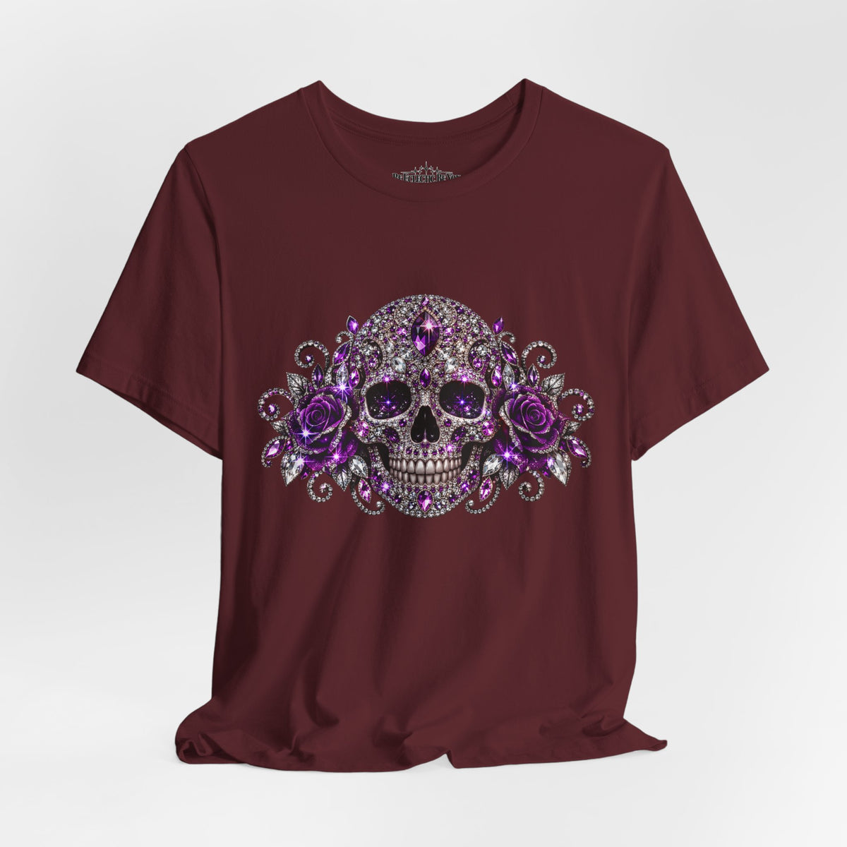 Gothic Purple Skull Tee