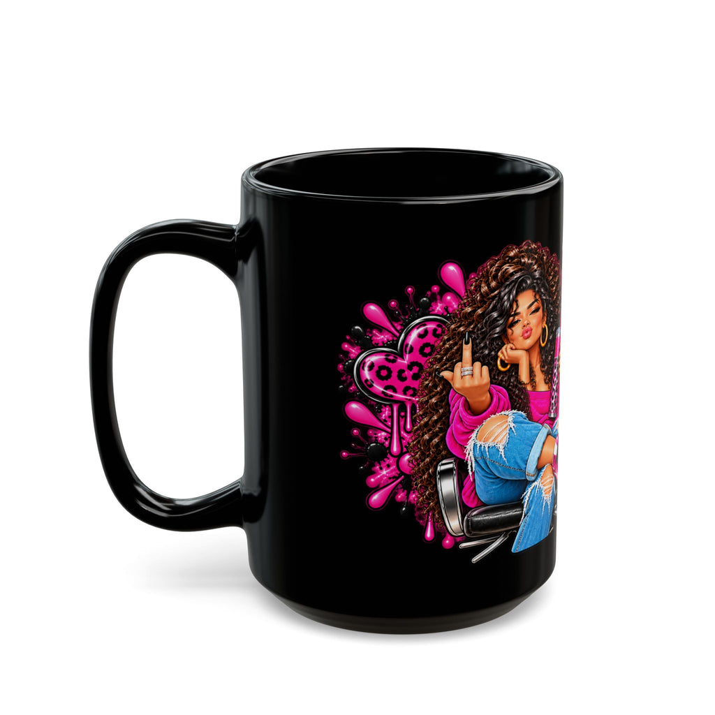 I'm Nicer Than My Filter But Don't Push It Black Coffee Mug