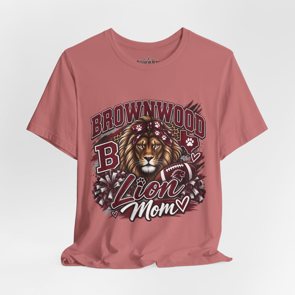 Brownwood B Lion Mom Graphic Tee