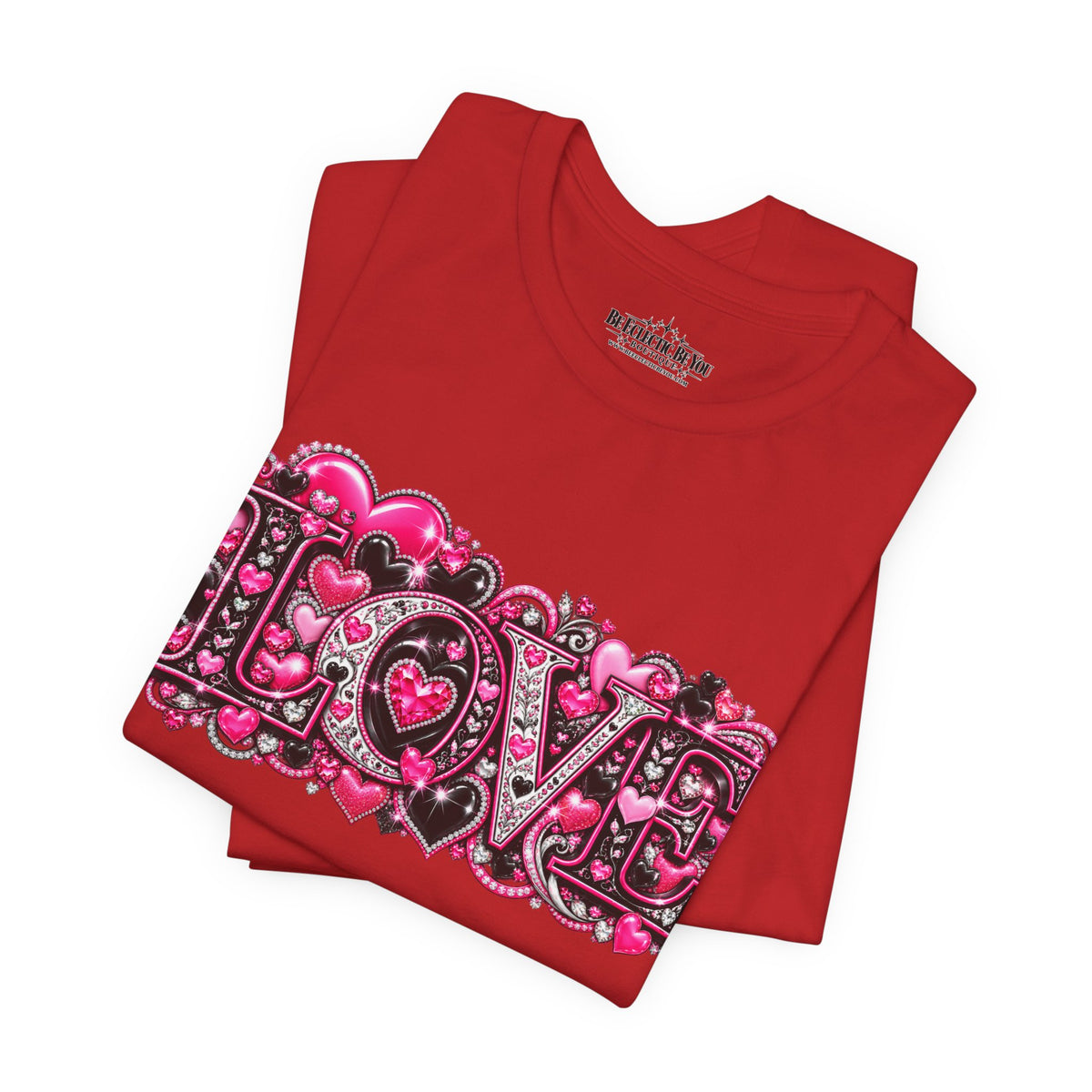 Love Graphic T-Shirt – Romantic Pink Valentine’s Day Tee