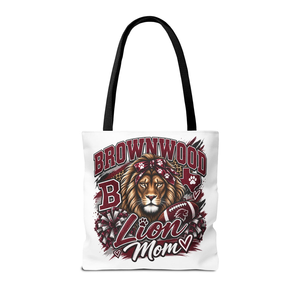 Lion Mom Tote Bag — Brownwood School Spirit Lion Mom Tote