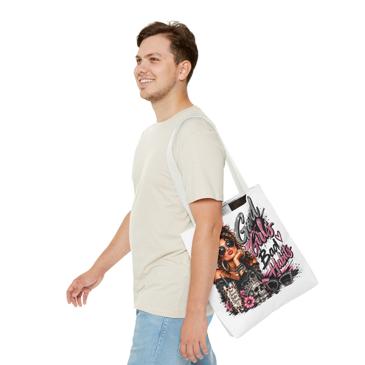 Good Girls Bad Habits Tote Bag — Fashionable Graphic Shopper