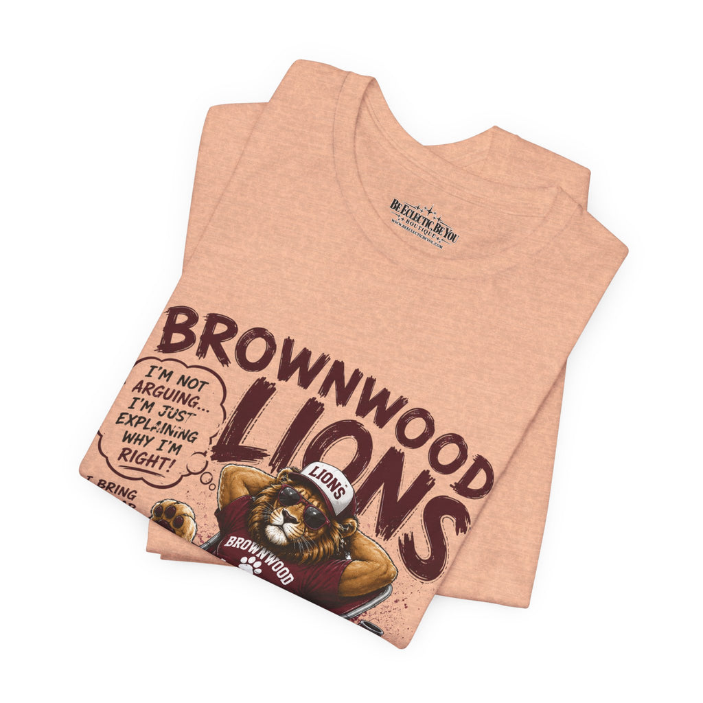 Brownwood Lions Can’t Hide Our Pride Graphic T-Shirt