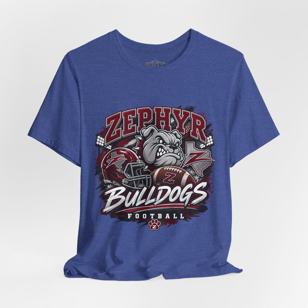 Zephyr Bulldogs Football Graphic Tee