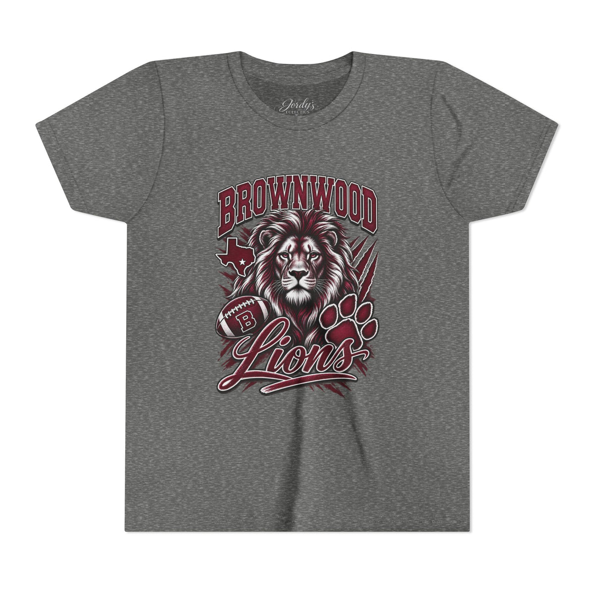 Brownwood Lions Youth Short Sleeve Tee