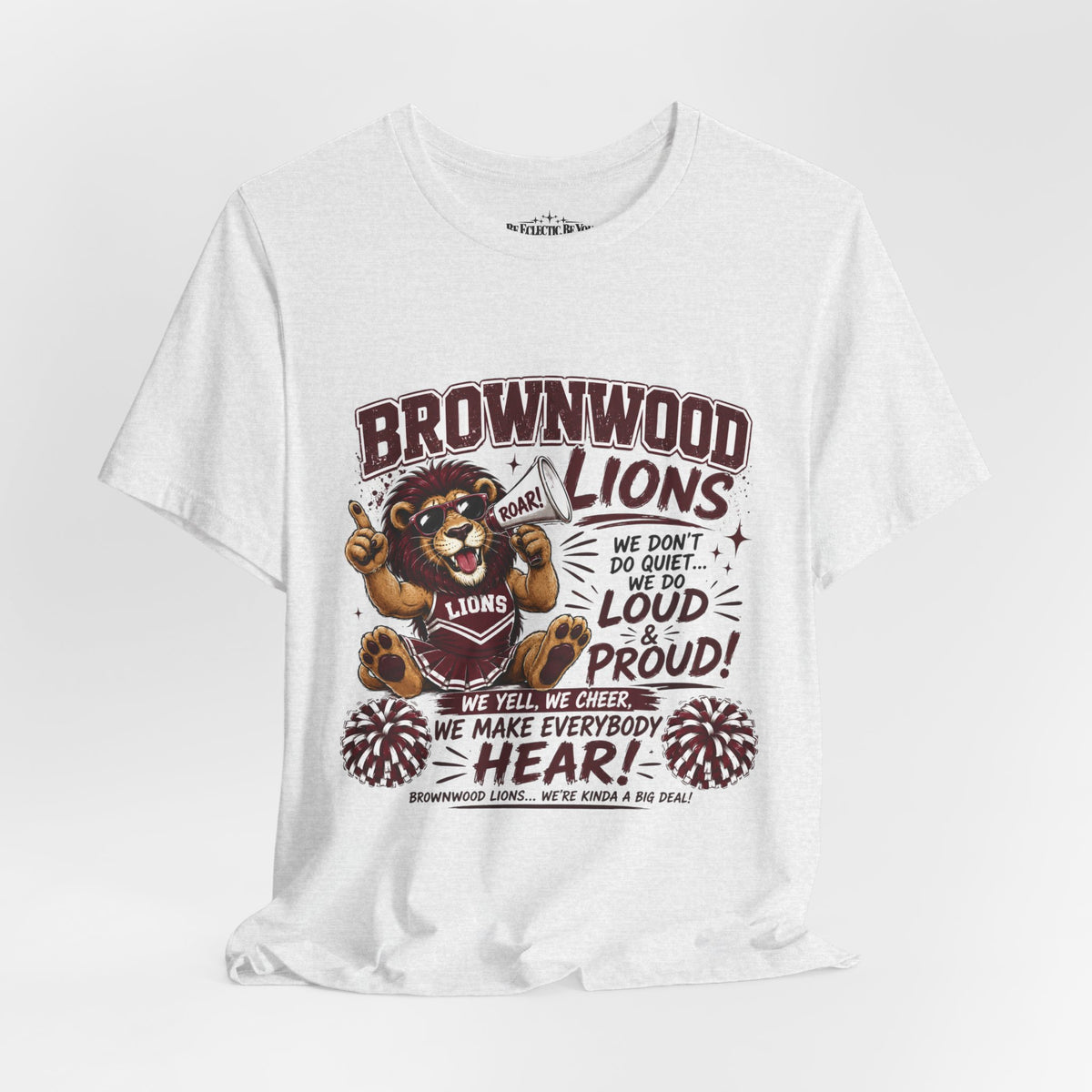 Brownwood Lions Team Spirit Cheer Jersey Tee