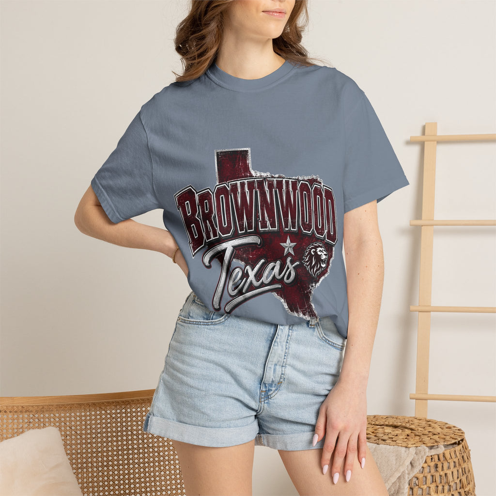 Brownwood Texas Unisex Garment-Dyed T-shirt