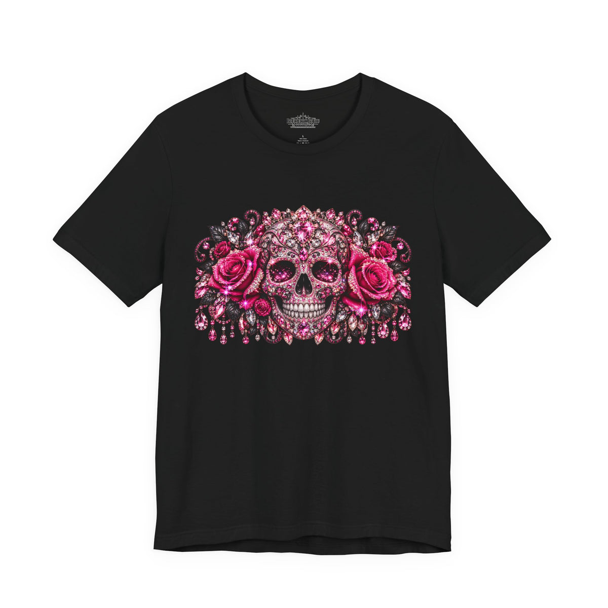 Sugar Skull Roses Gothic T-Shirt