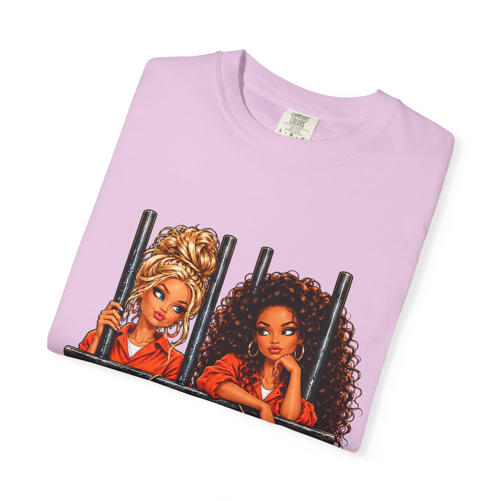 Prison BFFs Graphic T-Shirt — “Me and My Emergency Contact in the Same Emergency”