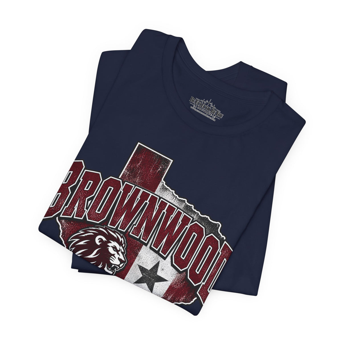 Brownwood Texas Lion Star Graphic T-Shirt