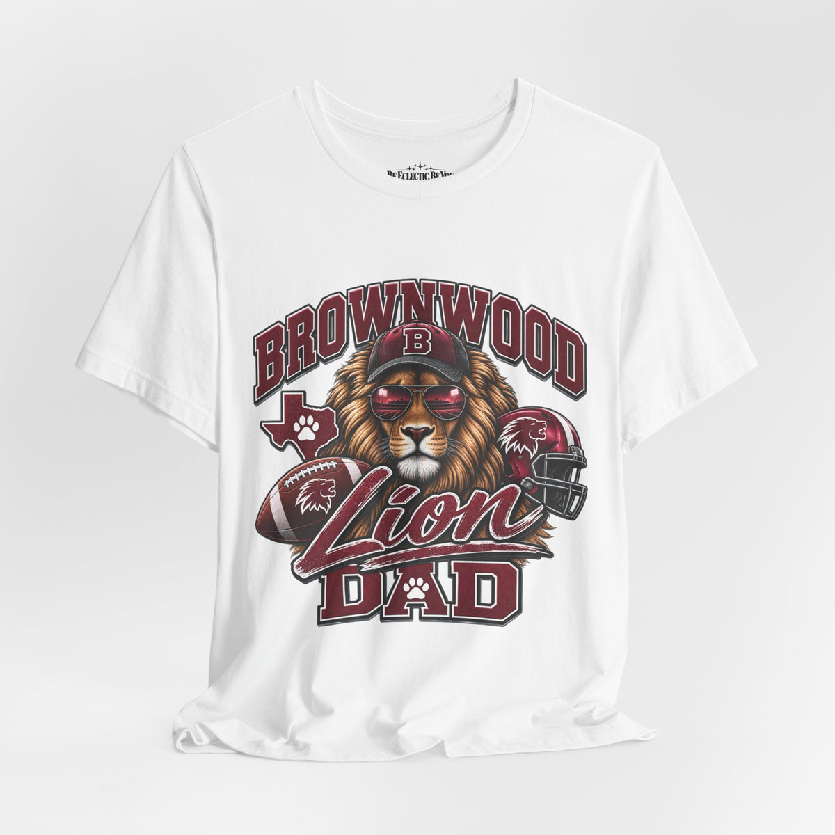 Brownwood Lion Dad Graphic T-Shirt