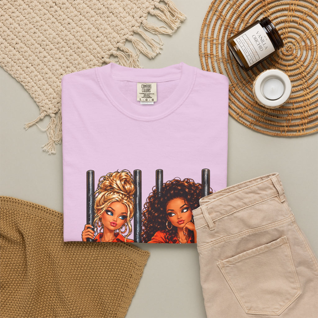 Prison BFFs Graphic T-Shirt — “Me and My Emergency Contact in the Same Emergency”