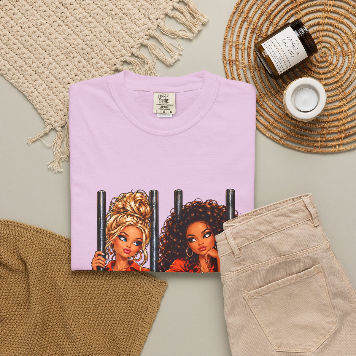 Prison BFFs Graphic T-Shirt — “Me and My Emergency Contact in the Same Emergency”