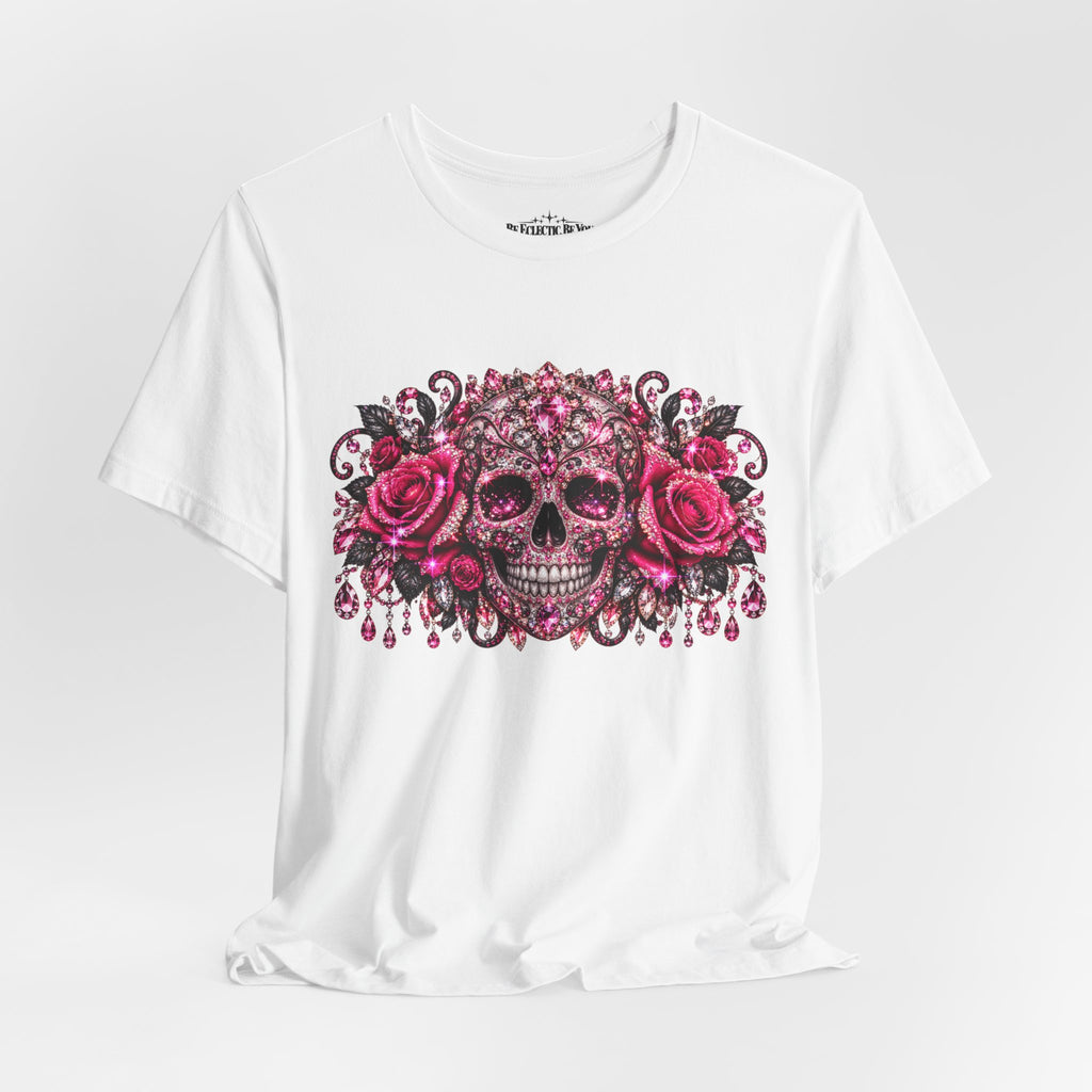 Sugar Skull Roses Gothic T-Shirt