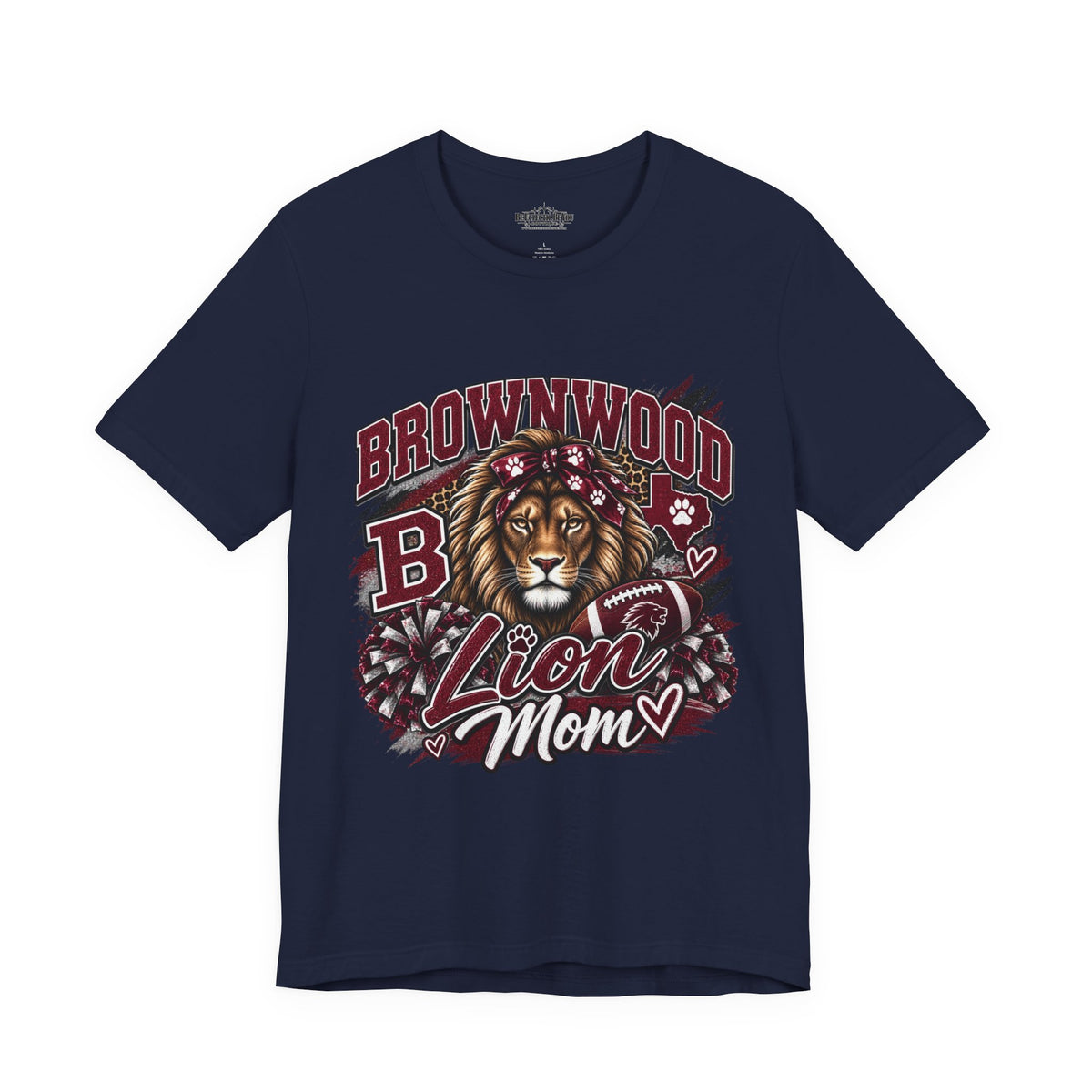 Brownwood B Lion Mom Graphic Tee