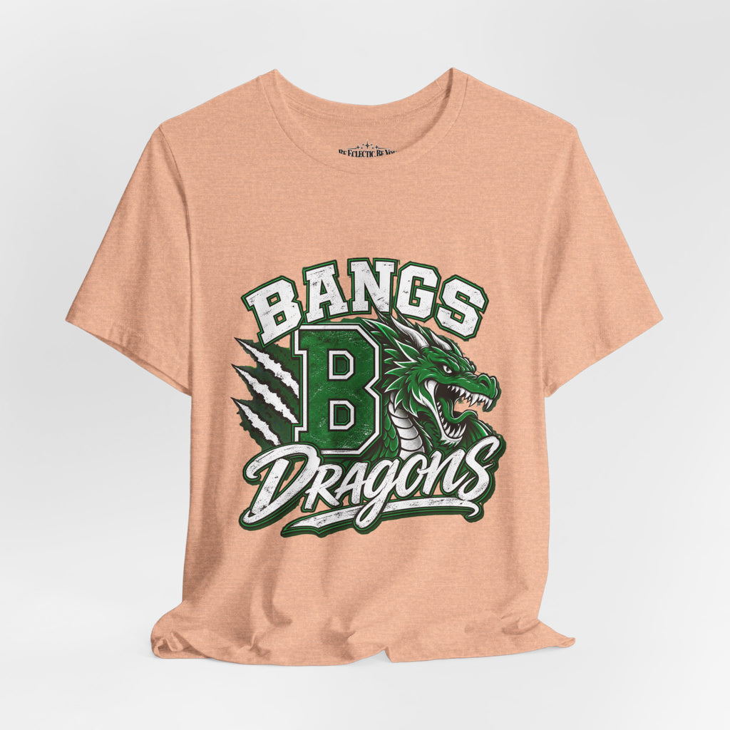 Bangs Dragons Vintage Mascot Graphic T-Shirt