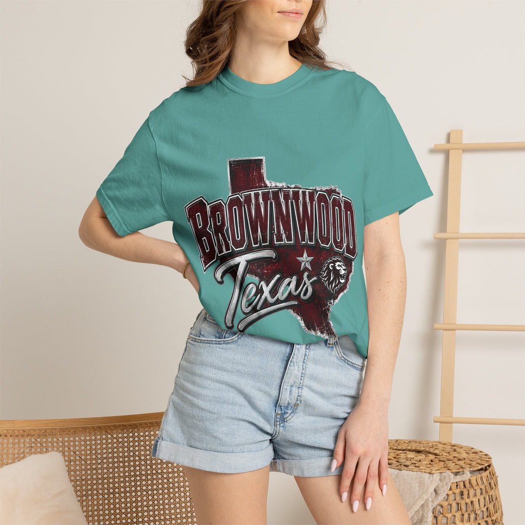 Brownwood Texas Unisex Garment-Dyed T-shirt
