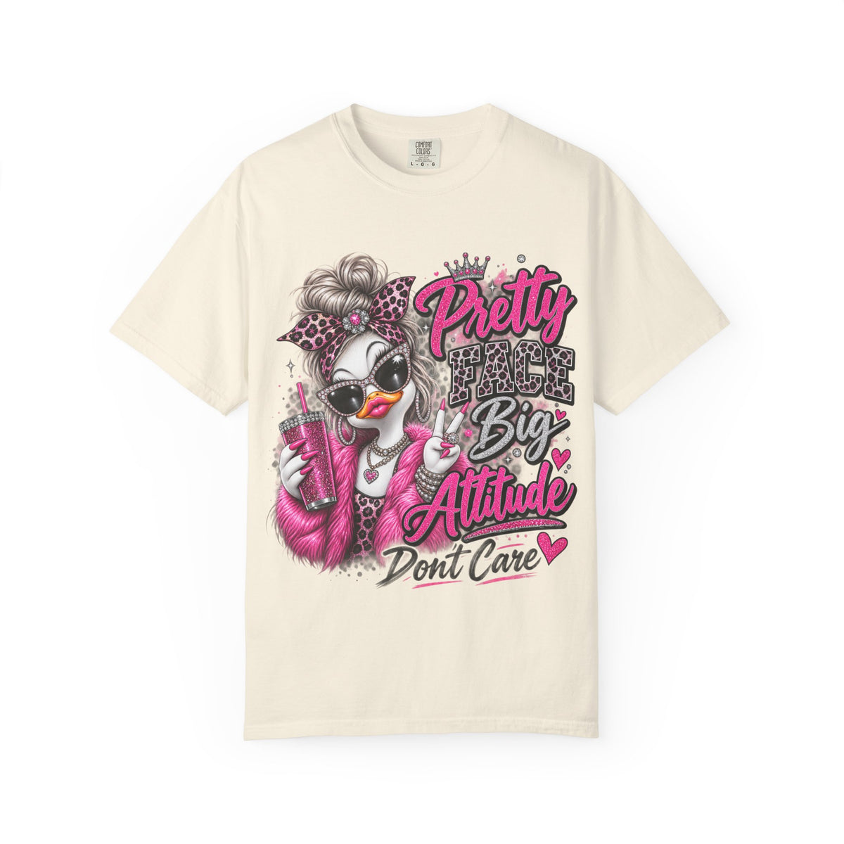 Pretty Big Attitude T‑Shirt — Cute Sassy Graphic Tee