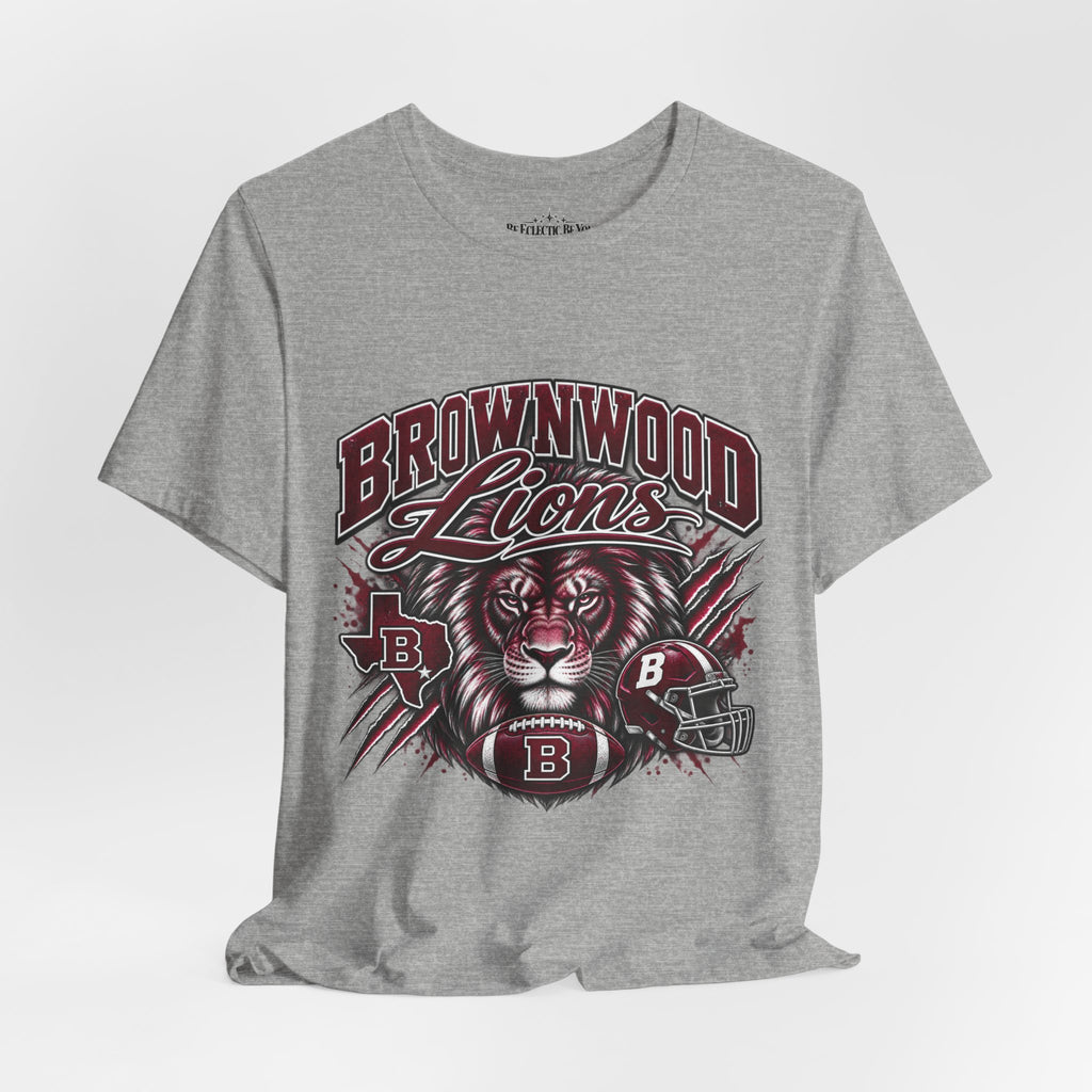 Brownwood Lions Mascot Jersey T-Shirt