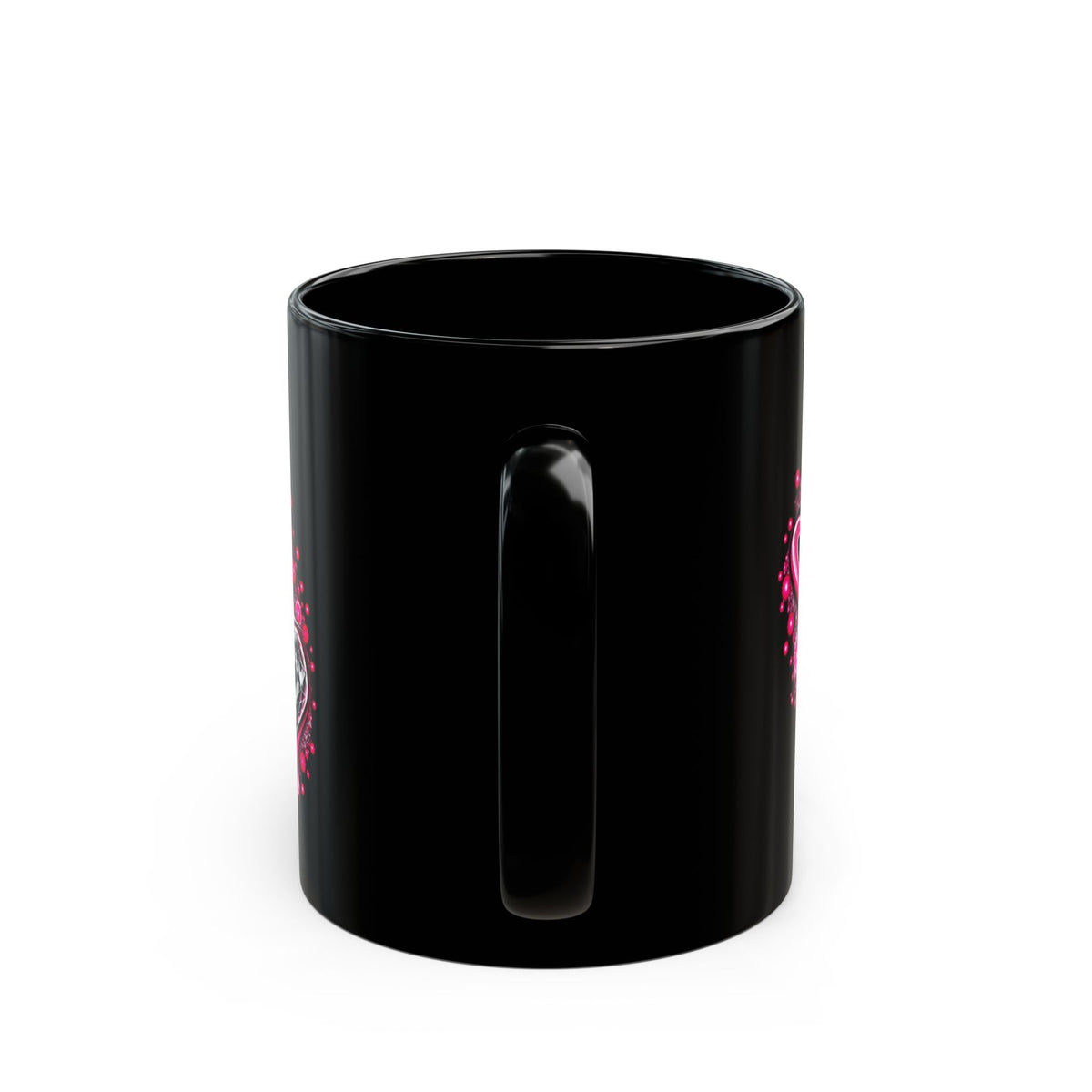 Pink Dripping Lips Diamond Mug – Glamorous Sparkle Coffee Cup (11oz/15oz)