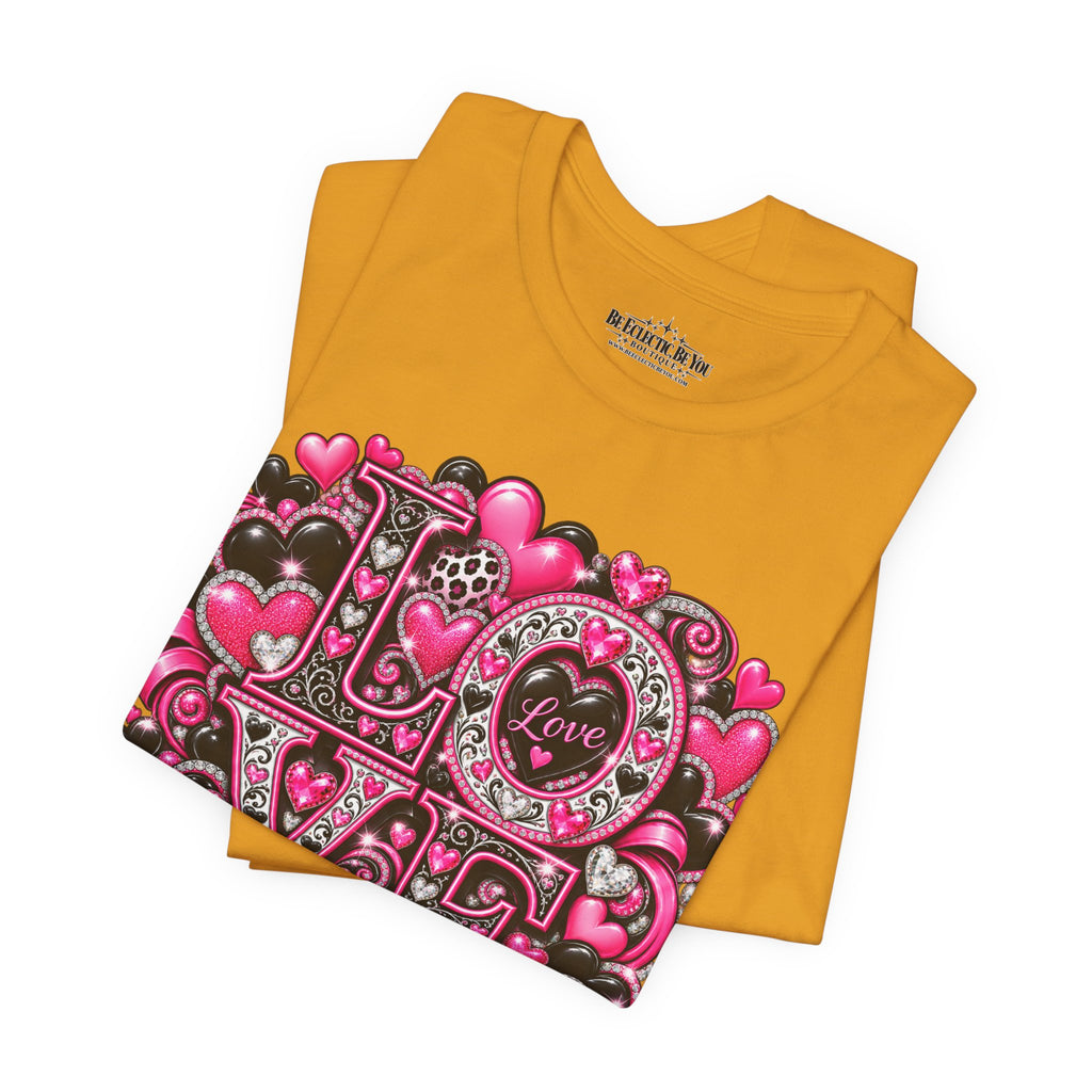 Love Heart Graphic T-Shirt – Romantic Valentine’s Day Tee
