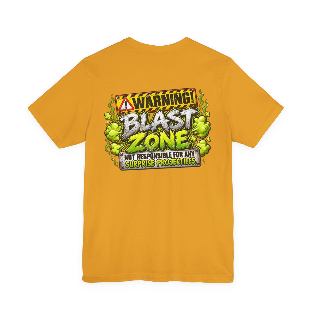 Blast Building Warning Zone Graphic Tee