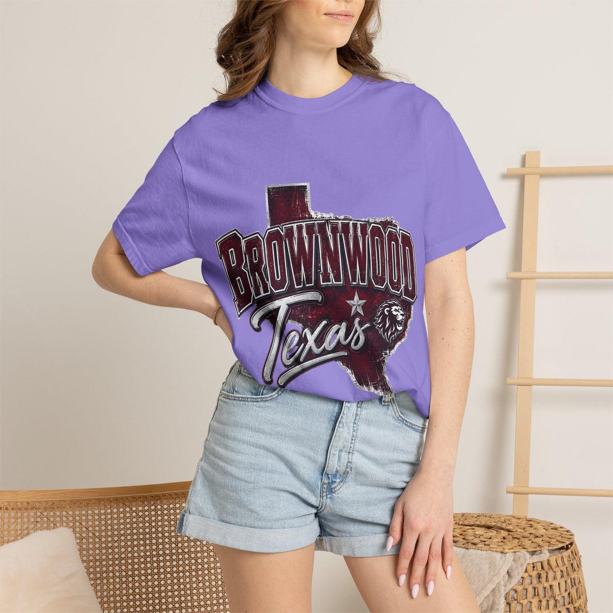 Brownwood Texas Unisex Garment-Dyed T-shirt