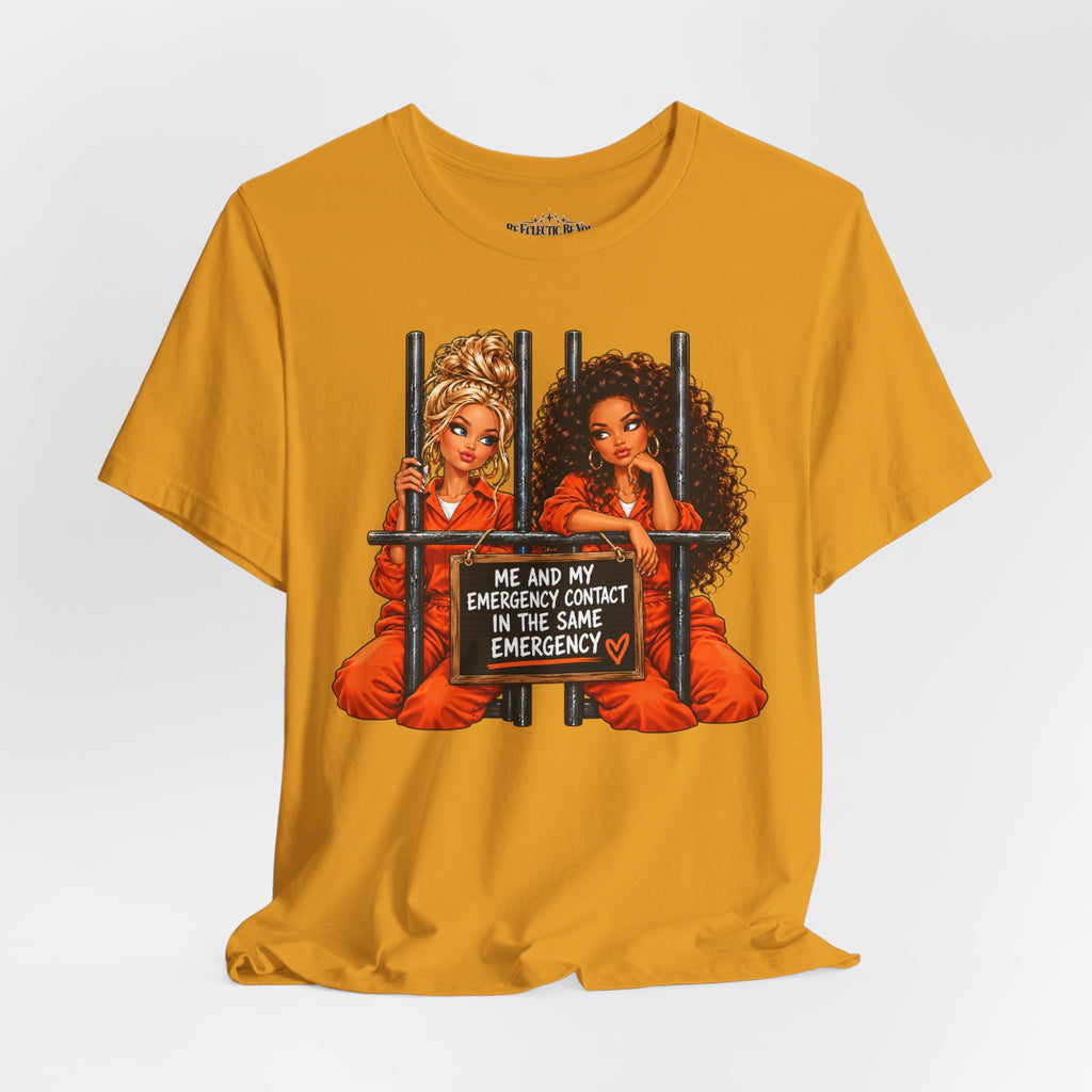 Emergency Contact Friendship Graphic Tee
