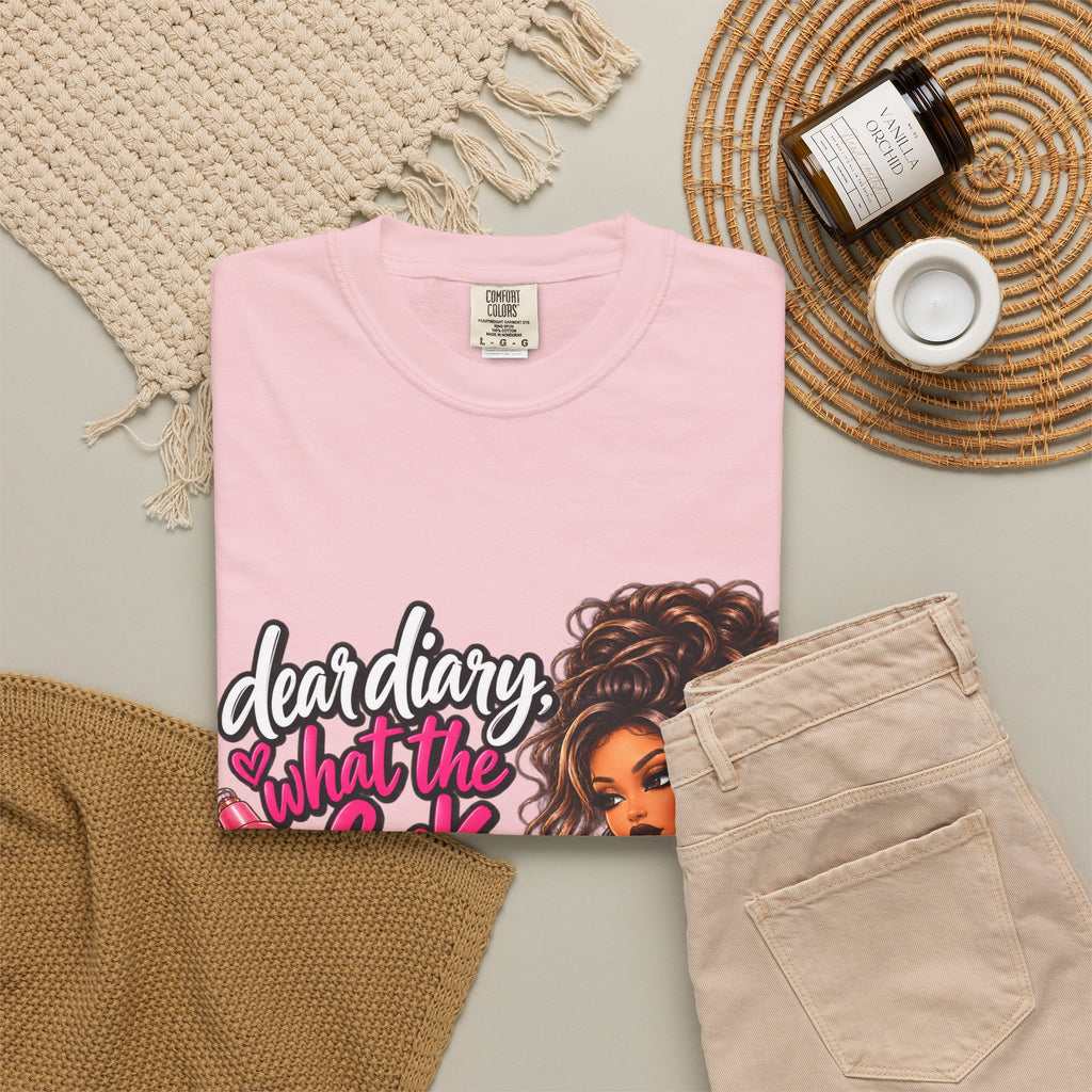 Diary Tee — “Dear Diary, What the F***” Graphic T-Shirt