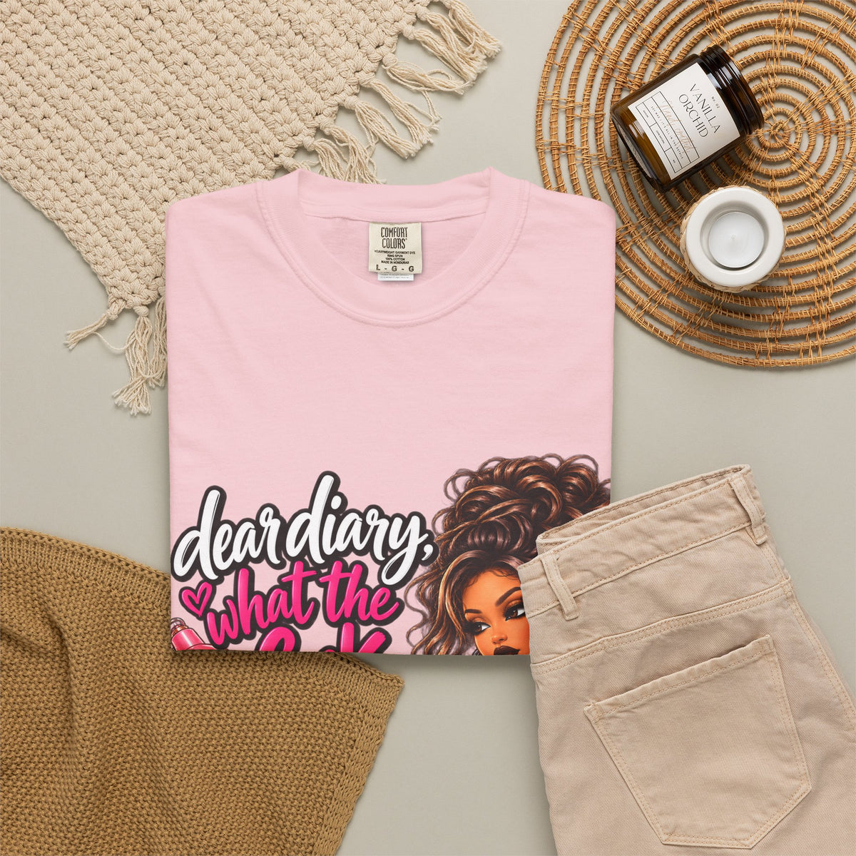 Diary Tee — “Dear Diary, What the F***” Graphic T-Shirt
