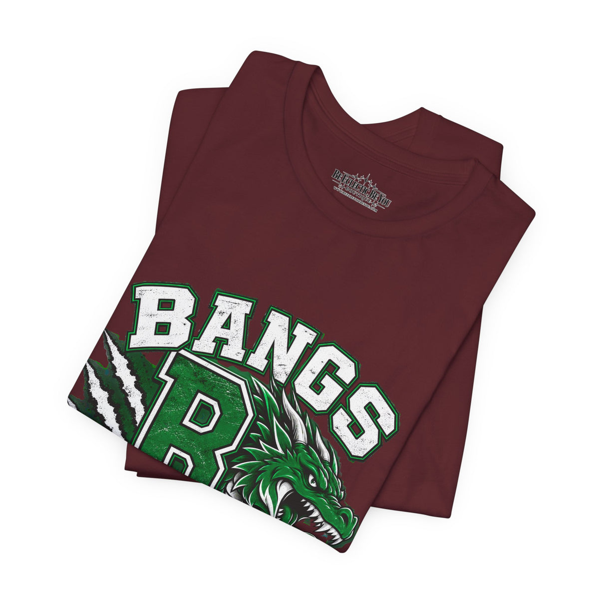 Bangs Dragons Vintage Mascot Graphic T-Shirt