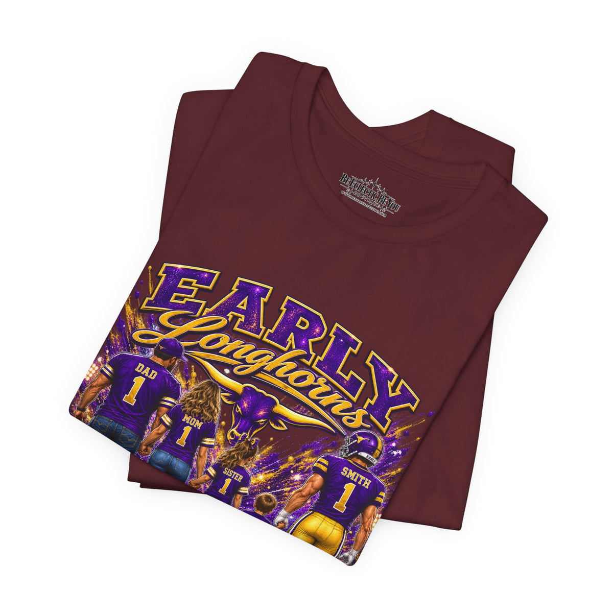 Early Longhorns Family Graphic Tee