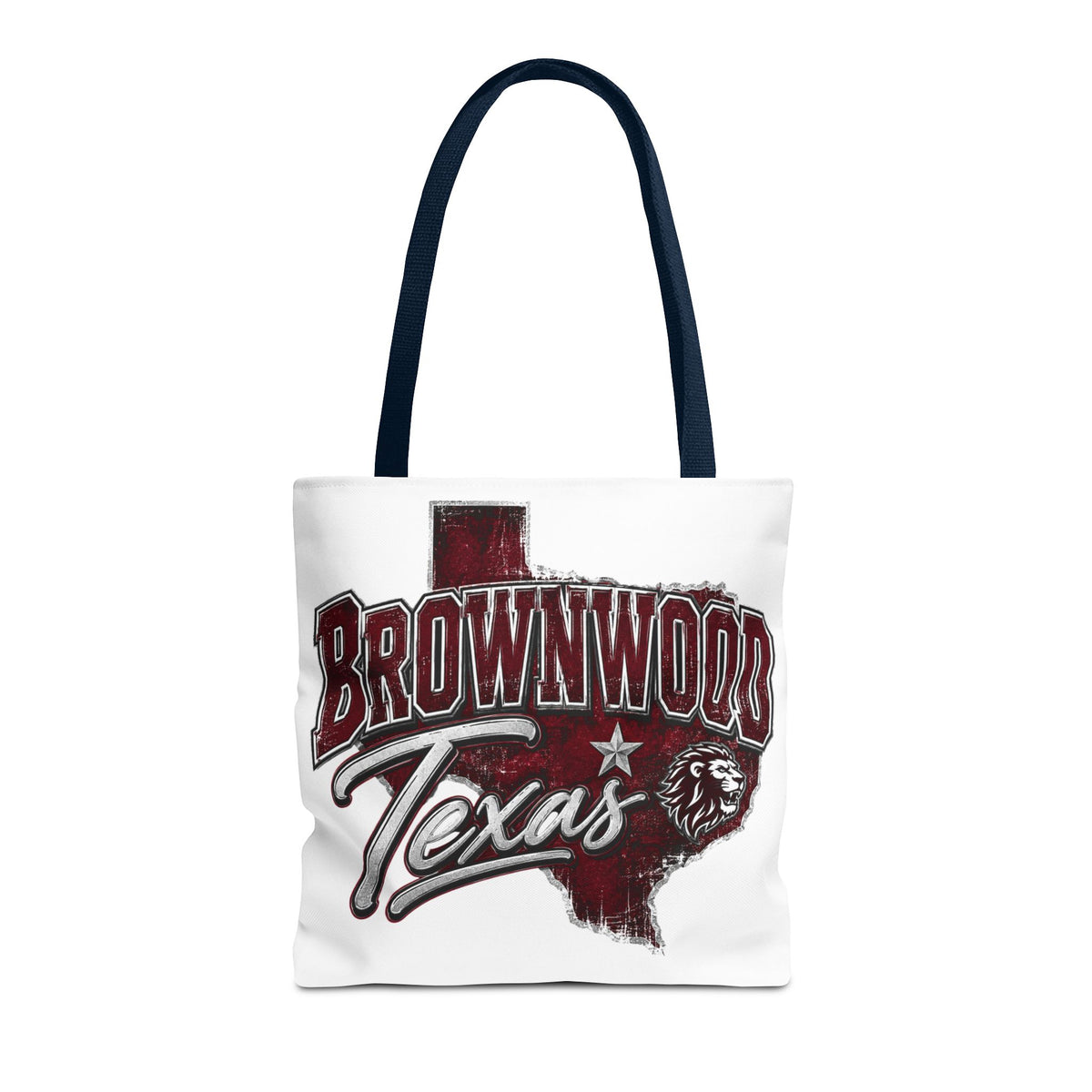 Brownwood Texas Lion Outline Tote