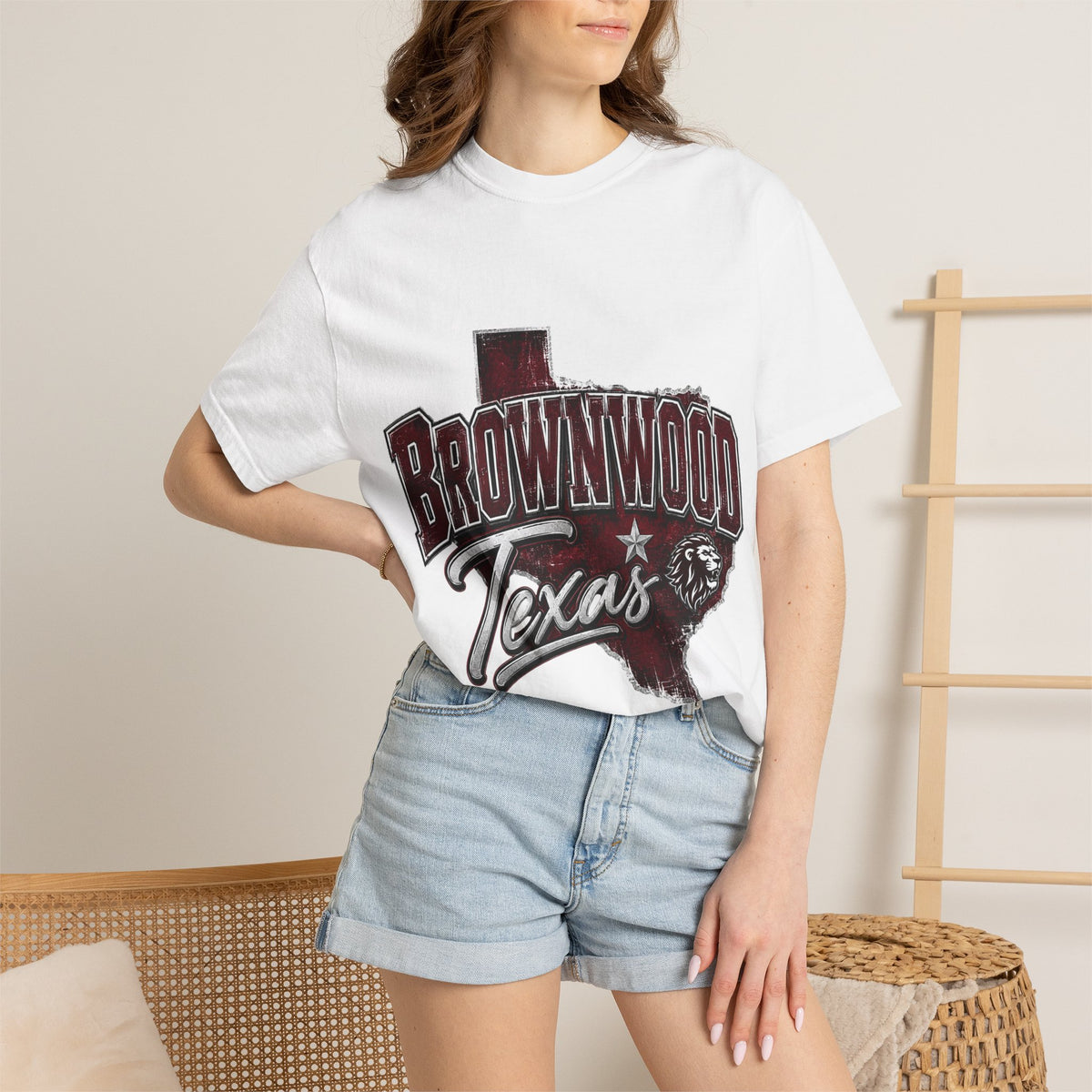 Brownwood Texas Unisex Garment-Dyed T-shirt
