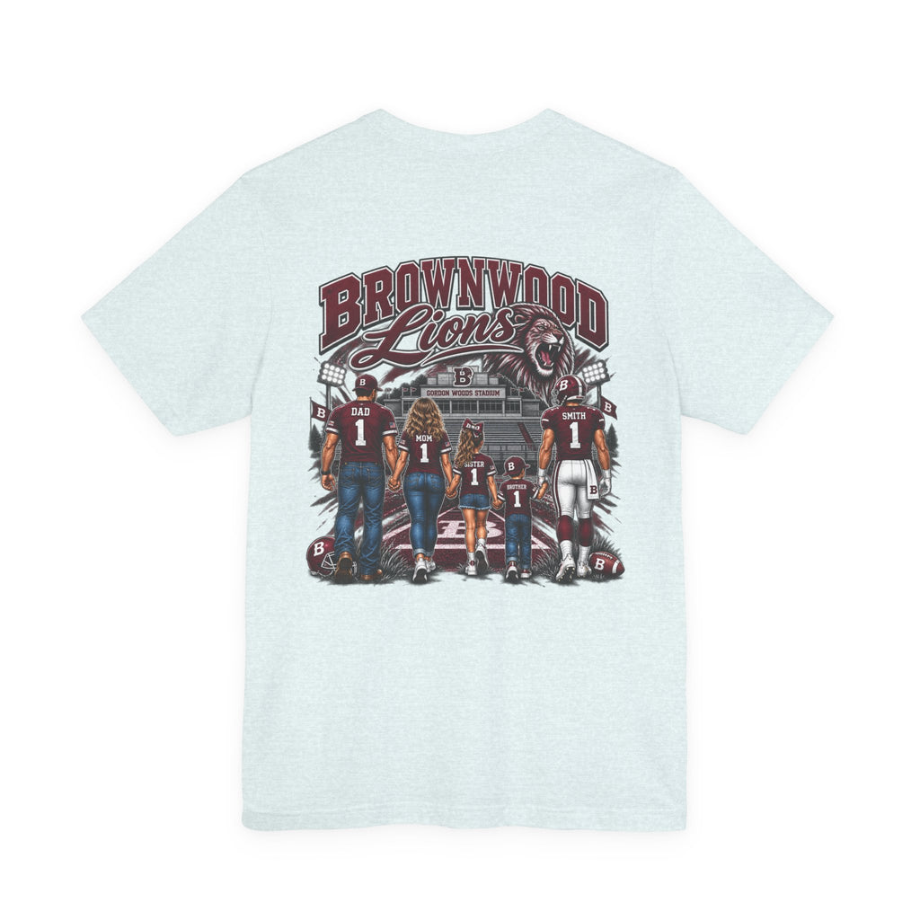 Brownwood Lions Family Football Graphic T-Shirt