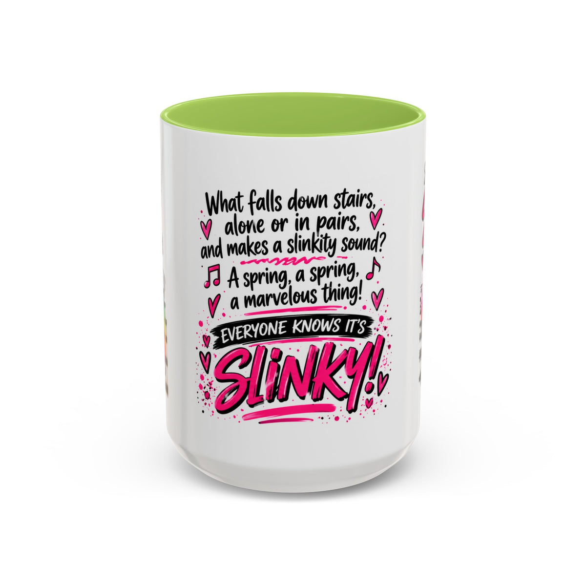 Slinky Coffee Mug — Funny Retro Toy Quote Accent Mug (11/15 oz)