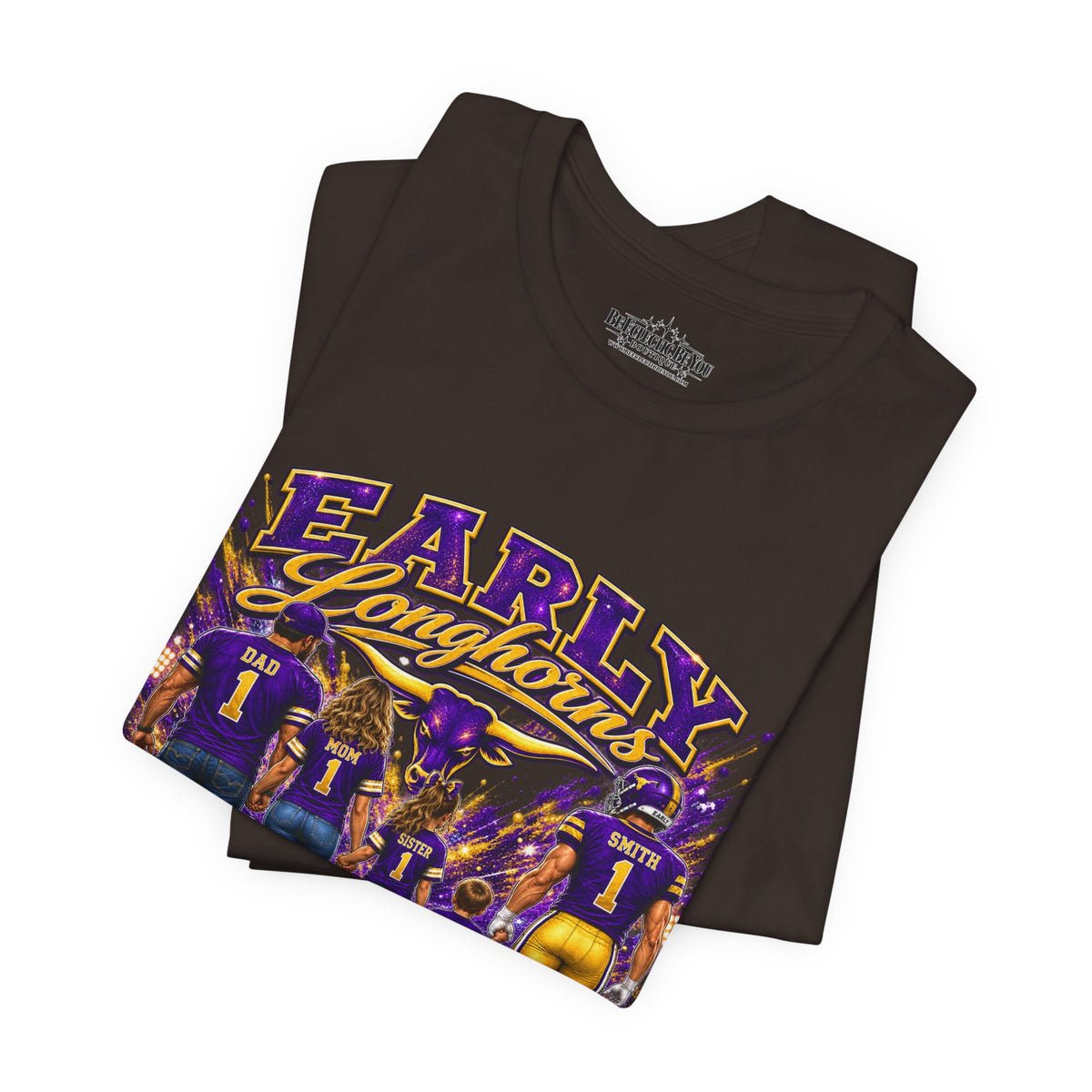 Early Longhorns Family Graphic Tee