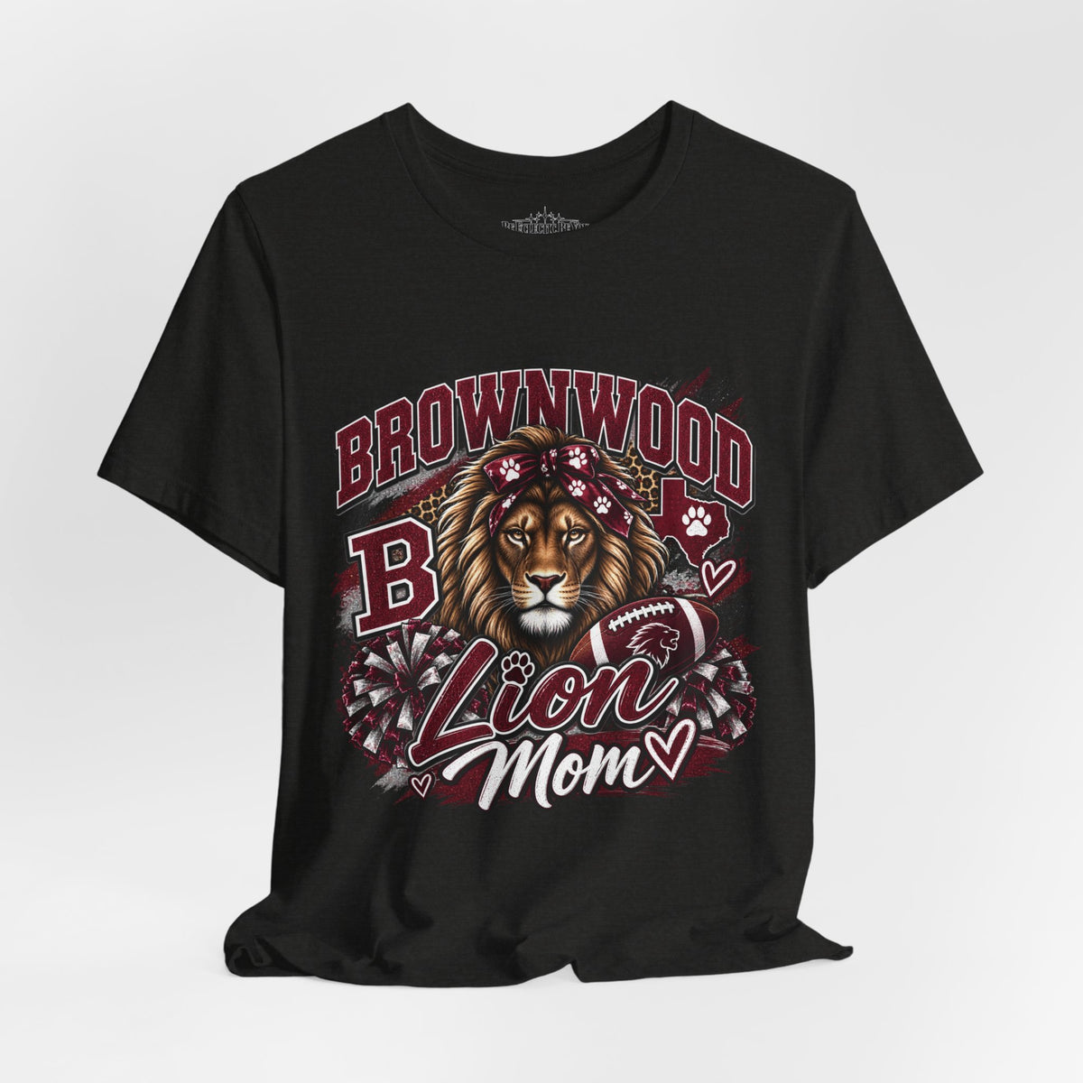 Brownwood B Lion Mom Graphic Tee