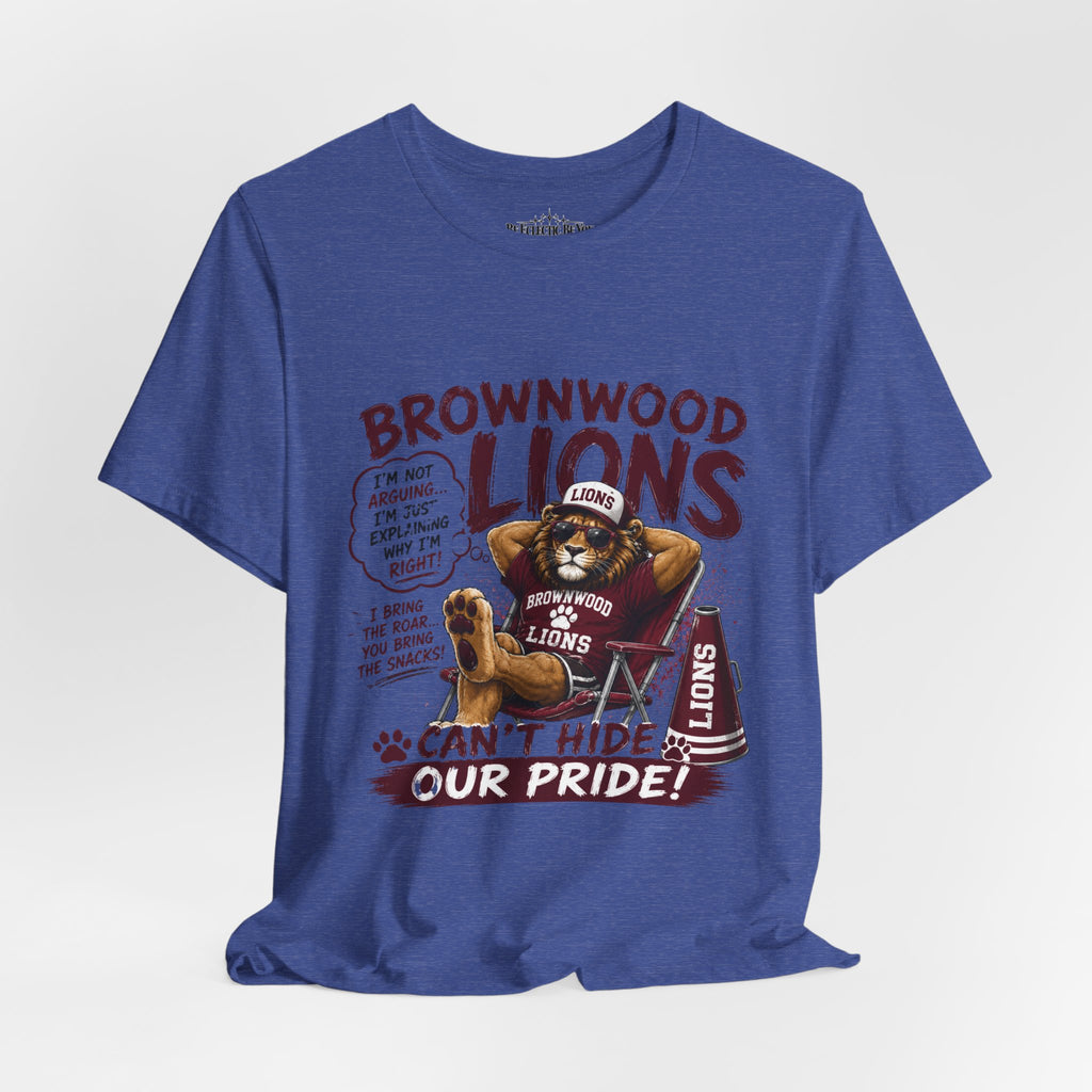 Brownwood Lions Can’t Hide Our Pride Graphic T-Shirt