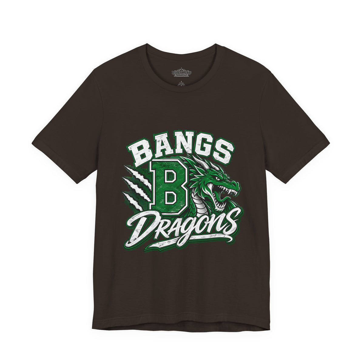 Bangs Dragons Vintage Mascot Graphic T-Shirt