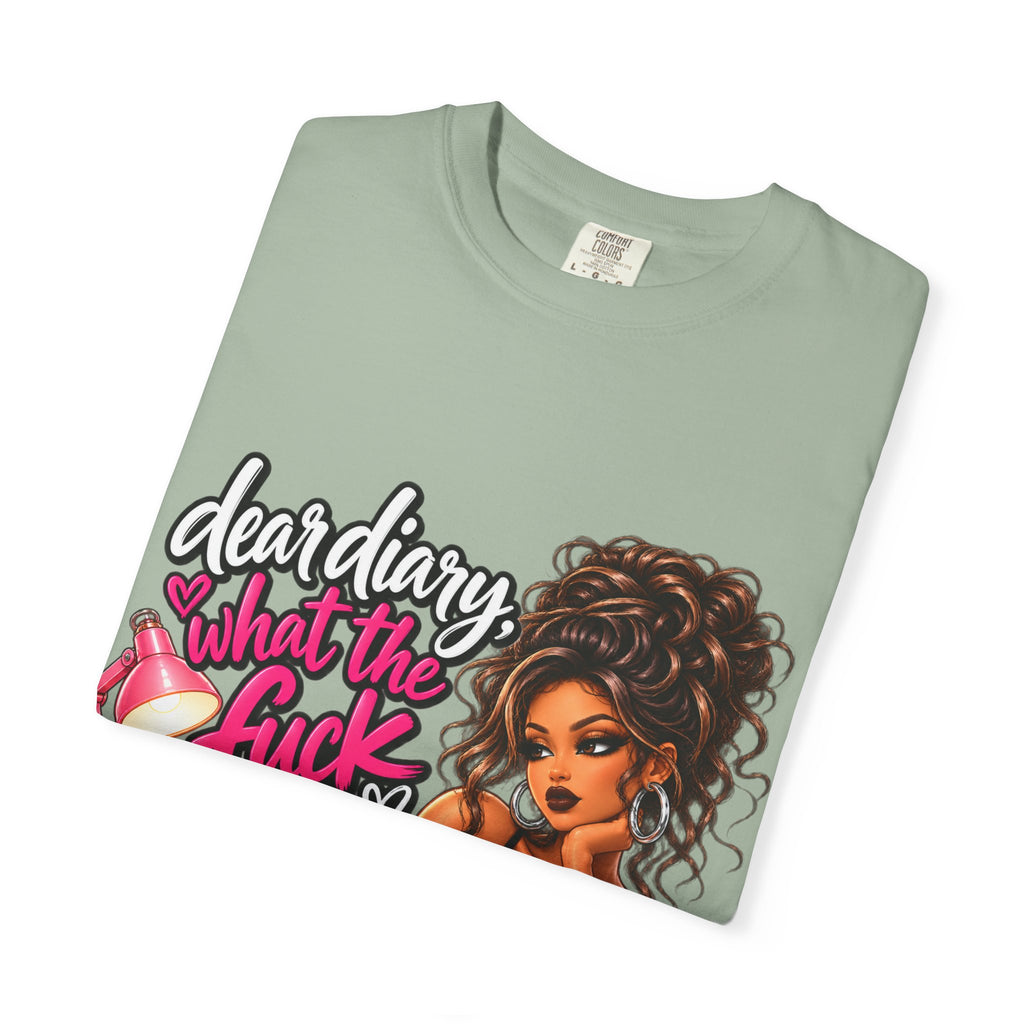 Diary Tee — “Dear Diary, What the F***” Graphic T-Shirt