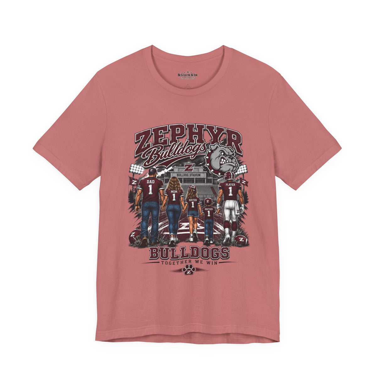 Zephyr Bulldogs Together We Rise Graphic T-Shirt
