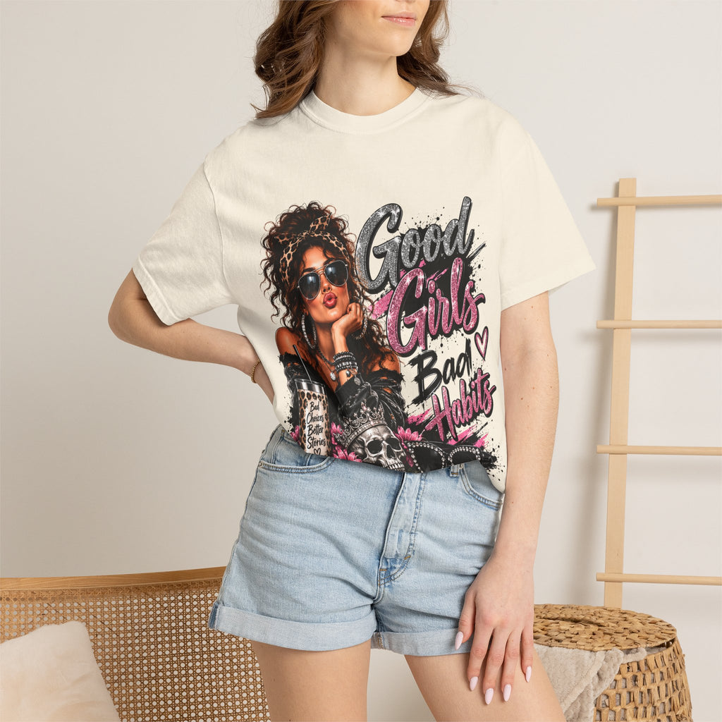Good Girls Bad Habits Graphic T-Shirt