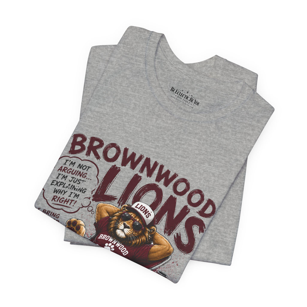 Brownwood Lions Can’t Hide Our Pride Graphic T-Shirt